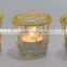 Decorative Glass Tea light candle Holders in various finishes IHA053