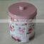 cylinder tin box for candy/tea/coffee