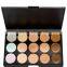 New Professional 15 Color Make Up Cream Camouflage Concealer Palette Eyeshadow