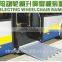 Electric wheelchair ramp used for low floor city buses