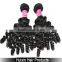 2014 6A Unprocessed silk straight remy indian human bulk hair Baby Curly