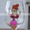 Handmade Christmas wine glass cup from Bengbu Cattelan Glassware Factory