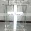 Podium, Clear Ghost Acrylic w/ 110V Lighted Cross Pulpit, Lectern - Assembly Required!(CP-B-0215)