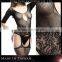 Low Neck Half Sleeves Bodystocking