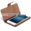 2016 Classic Brown Wallet Case MOBILE PHONE COVER Leather Case for Apple IPhone 7 Plus (5.5")
