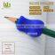 Wholesale-Beautiful colorful pencil grips for school kids safe silicone pencil grips with stationery supplies