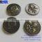 Zinc alloy metal custom cheap replica coins,round metal souvenir coin,3D embossed fake gold coins