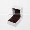 High-grade white custom made LOGO PU jewelry Box Wholesale