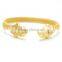 Fashion Golden Bangles Stainless Steel for Keepsake