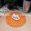 costom logo and hollow out shape 100% silicon mat with print logo