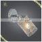 Wholesale and Retail Small Wall Sconce Light Glass Flower Shape, Rotatable Lamp