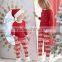 Striped family Christmas pajamas