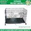 Haierc Factory Folding Metal Dog Cage Stainless Steel Dog Cage
