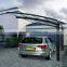 single slope aluminum polycarbonate modern carport