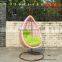Lovely Pink Rattan Outdoor Wicker Patio Swing Chair Set