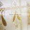 Luxury Embroidery Window Curtains/ Made in China Luxury Embroidered Hotel Curtains And Drapes With Backing Valance