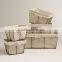set5 stainless chicken wire basket rectangle wire storage baskets with fabric liner