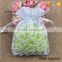 sheer organza mesh flower bag for cut flowers