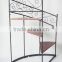 New Design 3 steps Metal Winding Staircase wrought iron plant stands