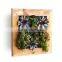 wall-mounted wooden flower pot wooden flower box outdoor wall deco