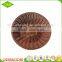 High quality large round clear plastic round rattan trays
