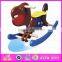 2015 New arrival kids wooden rocking horse toy,large wooden rocking toy in bulk,Cute design wooden rocking horse toy WJY-8206