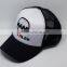 Five pageblack mesh cap custom variety printing logo