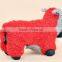 High Quality Dog Clothing , Pet Clothes ,Christmas Sausage Dog Jumpsuit Red Dog Jumpsuit