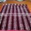Argentina mink blanket leopard design embossed plush raschel blanket