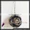 CX-P-22 Genuine Rex Fur Flower Mobile Phone Charms Fancy Keychain