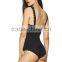 ladies black and strape one piece swimwear