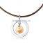 high end silver circle charm velvet necklace women simple rings charm choker necklace for girl friend