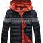 wholesale customize designer mens winter warm cotton padded coat