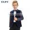 2016 fashion ELPA 100% cotton gray hot sale manufacture school uniform kids blazer