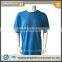 Mens short sleeve blue birdeye fabric chest pocket simple t-shirt