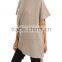 Oversized Half Sleeve Sweater Women with Hood and Drawstring Along the Side