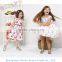 Cute flower summer dress for pretty girls customized dresses design