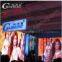 High resolution P6 Ultra-slim Led display 8kg/cabinet