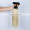  wholesale hair product two tone ombre colored hair weave bundles