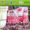Butterfly Flowers soft flannel fleece blanket