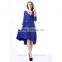 Customized fashion low price velvet women dresses plus size