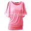 women's off shoulder private label Manufacturing t shirts