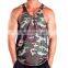 keep men cool curved wholesale camo tank top