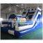 blue & white inflatable slide/cheap dry slide