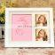DIY Newborn Baby Keepsake Baby Footprint Frame, Baby Room Decor Hand and Footprint Clay Kit with Wooden Photo Frame
