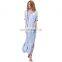 Kate Kasin Womens Loose Comfortable Short Sleeve V-Neck Tie Dye Casual Maxi Dress KK000701-2