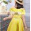 TOP sale sleeveless 100 cotton off shoulderbaby girl fairy dress