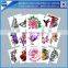 Promotional colorful custom temporary hand tattoo sticker