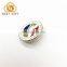 Round Shape Customized Plated Metal Logo Lapel Pin Badge