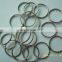 Factory price metal steel rings/spring metal ring for metal tag/luggage tags